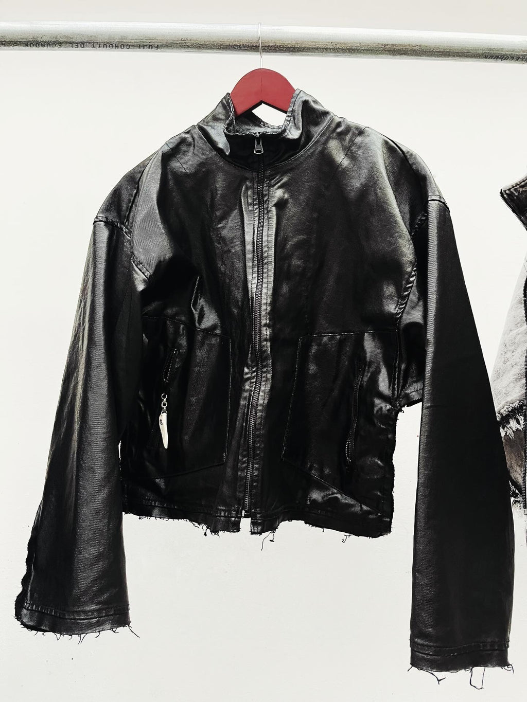 METALIC BLACK JACKET