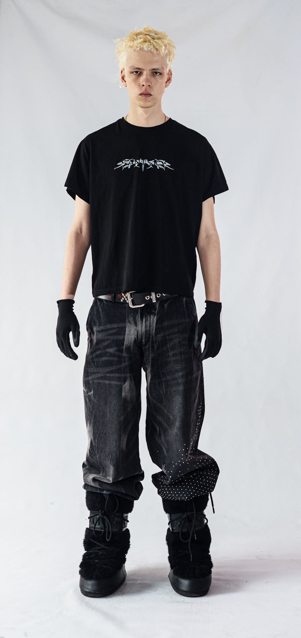 SANTSKY BLACK T-SHIRT