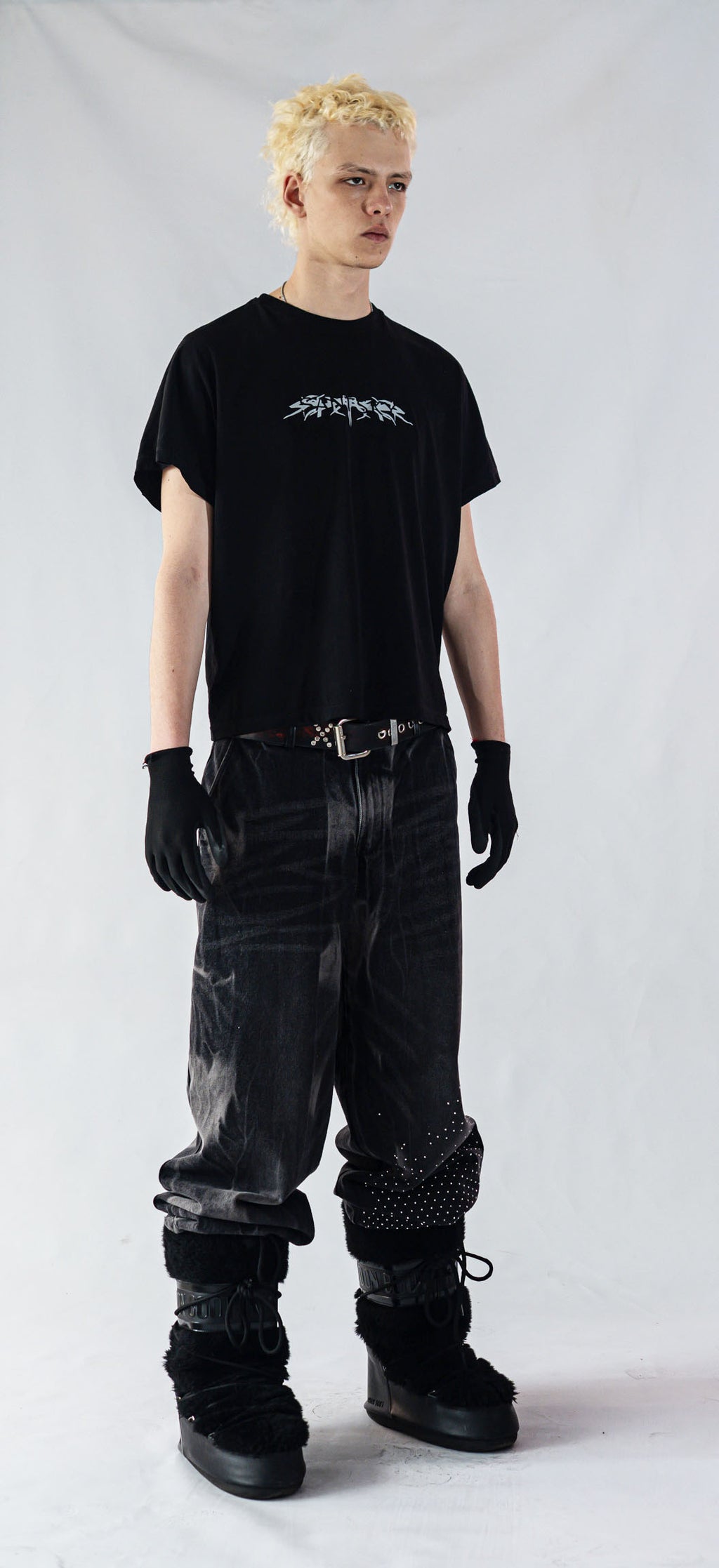 SANTSKY BLACK T-SHIRT