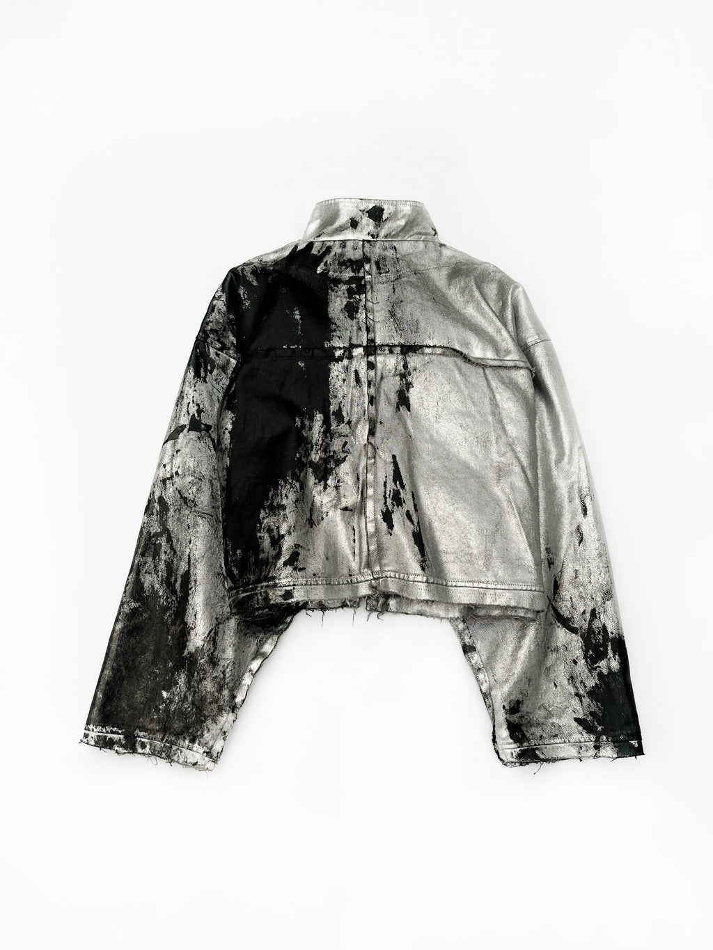 METALIC SILVER JACKET