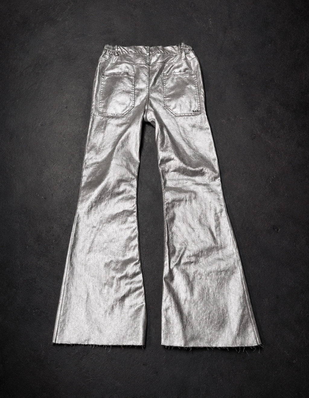 METALIC SILVER - FLARE PANT (PRE-ORDER)