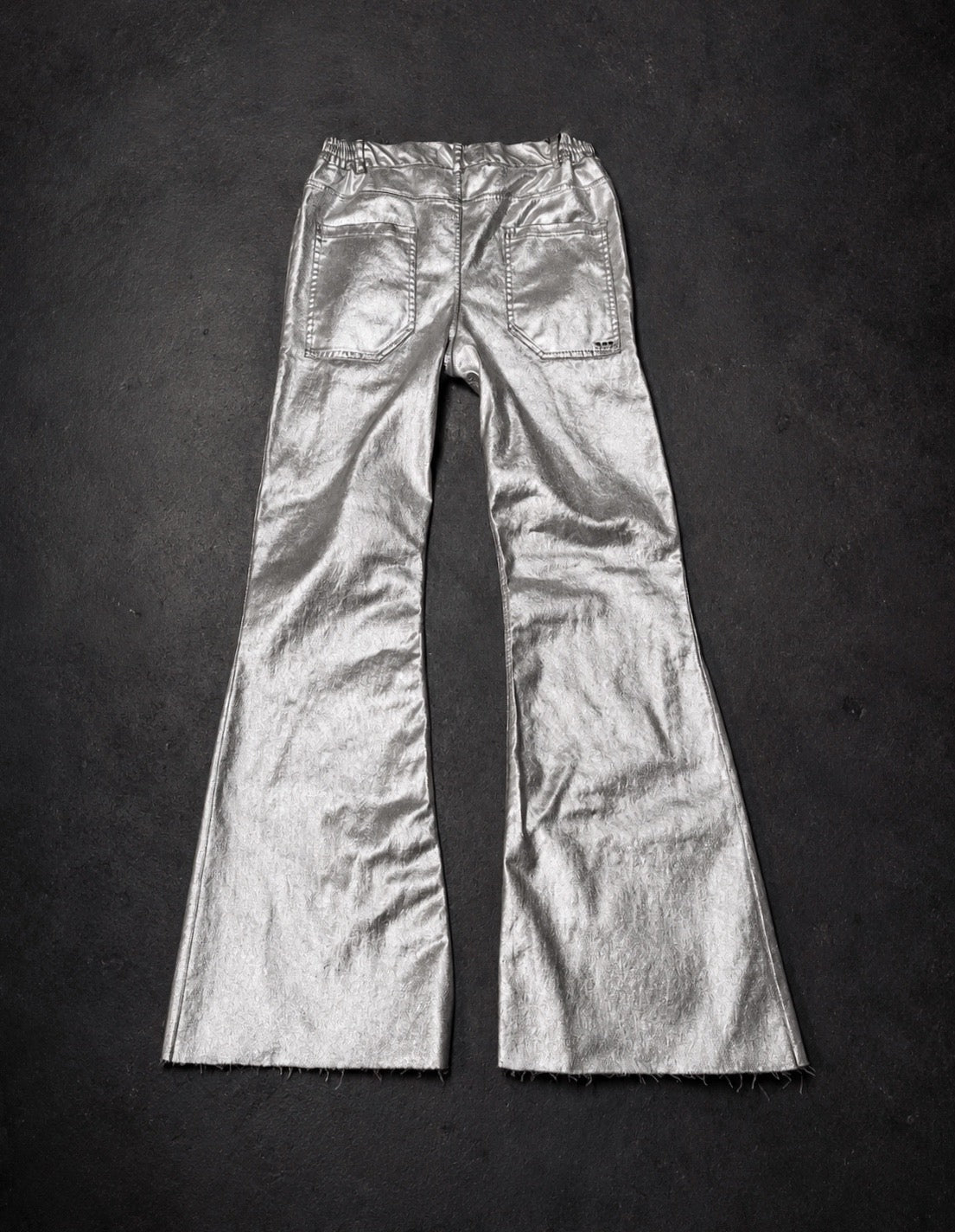 METALIC SILVER - FLARE PANT (PRE-ORDER)