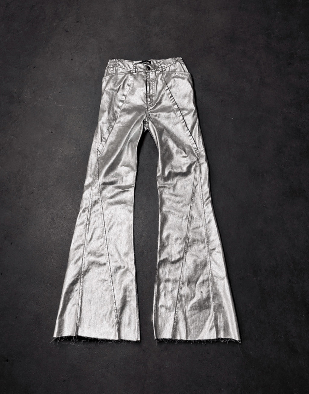 METALIC SILVER - FLARE PANT (PRE-ORDER)
